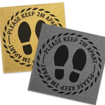 2m Distance Carpet Tiles