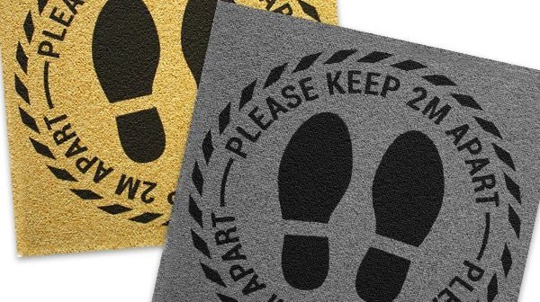 2m Distance Carpet Tiles