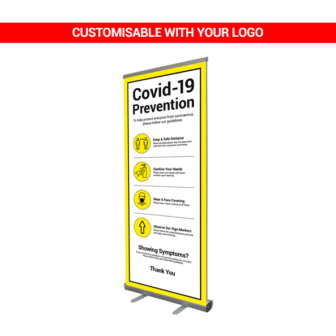 Covid-19 Prevention Roller Banner