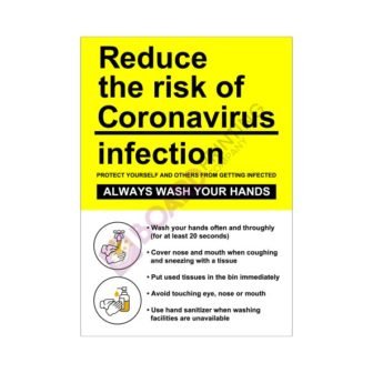 Reduce the Risk Signage - A1 Foamex - 5mm