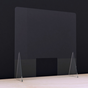 Perspex Protective Counter Screen