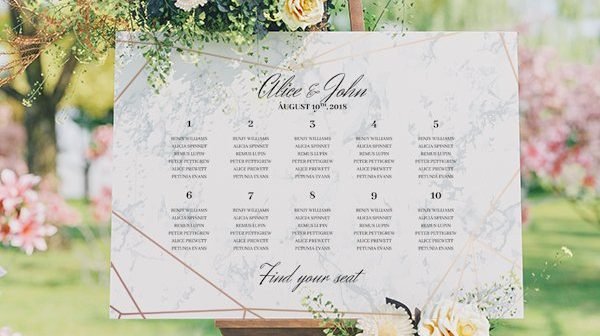 Table Plan Printing
