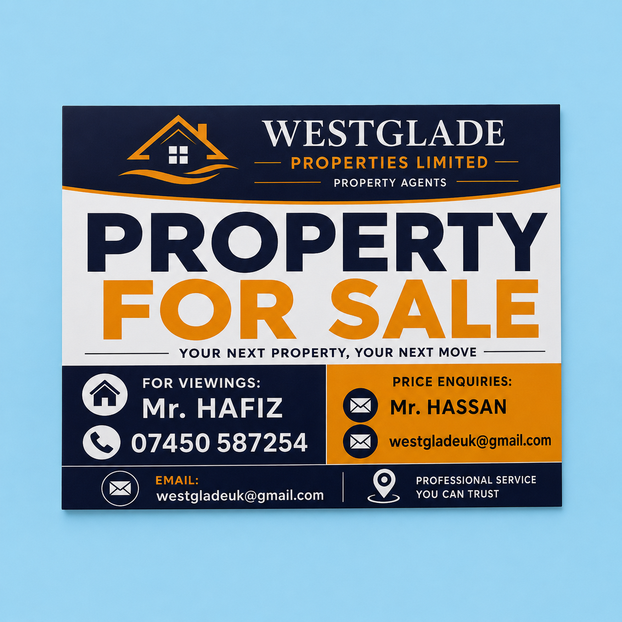 Estate Agent Board